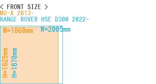 #MU-X 2013- + RANGE ROVER HSE D300 2022-